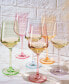 Фото #7 товара Colored Wine Glasses, Multicolored, 12 oz Set of 6