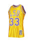 ფოტო #3 პროდუქტის Men's Shaquille O'Neal Gold LSU Tigers 1990-91 Authentic Throwback College Jersey