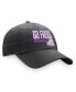 ფოტო #4 პროდუქტის Men's Charcoal TCU Horned Frogs Slice Adjustable Hat