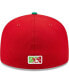 Фото #5 товара Men's Green, Red Manzanas Luchadoras de Fort Wayne Copa De La Diversion 59FIFTY Fitted Hat