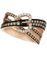 Chocolatier® Gladiator Weave™ Diamond Belt Buckle Ring (9/10 ct. t.w.) in 14k Rose Gold