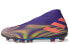 Фото #1 товара adidas Nemeziz AG 织物绑带 耐磨防滑足球鞋 紫粉 / Кроссовки футбольные Adidas Nemeziz FX9328