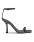 Босоножки Nine West женские Yess с квадратным носком и зауженным каблуком. pewter glitter, 5.5M - фото #2