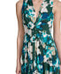 Фото #5 товара Women's Printed V-Neck Twist-Front Maxi Dress