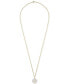Фото #3 товара Wrapped diamond Tree 20" Pendant Necklace (1/10 ct. t.w.) in 14k Yellow or Rose Gold, Created for Macy's