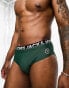 Jack & Jones Intelligence double waistband swimming trunks in green