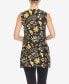 Фото #2 товара Women's Floral Sleeveless Tunic Top