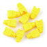 Фото #1 товара Strain relief boots for RJ45 8P8C wire - yellow - 10pcs