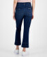 Women's Flared Demi-Bootcut Cropped Jeans