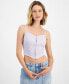 ფოტო #1 პროდუქტის Juniors' Lace Corset Tank