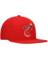 Men's Red Miami Heat Hardwood Classics Team Ground 2.0 Snapback Hat Красный - фото #4