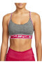 Фото #2 товара Бюстгальтер спортивный Nike Indy с логотипом для женщин, серый