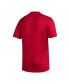 Фото #4 товара Men's Crimson Indiana Hoosiers Sideline AEROREADY Pregame T-shirt