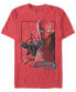 Фото #2 товара Marvel Men's Spider-Man Upside-Down Profile Spider-Man Short Sleeve T-Shirt