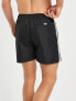 Calvin Klein core logo swim shorts in black