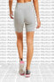 Фото #2 товара Шорты спортивные Nike Essential Pamuk Polyester выполнены в бело-сером цвете.