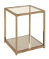 Фото #1 товара Crosby End Table with Mirror Shelf
