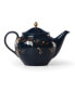 Фото #3 товара Sprig & Vine 32 Oz. Porcelain Teapot with gold tone accent