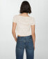 Women's Bow Closure Knitted Top