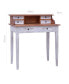 Writing Desk with Drawers 35.4"x19.7"x39.8" Solid Reclaimed Wood