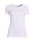 ფოტო #1 პროდუქტის Petite Cotton Rib T-shirt