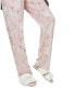 ფოტო #4 პროდუქტის Women's Cotton Blend Polar Bears Notch Collar Pajama Set