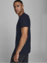 Фото #3 товара Футболка Jack & Jones JJEBASIC Stretch Fit Navy Blue