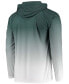 Фото #4 товара Men's Green Michigan State Spartans Terminal Tackle Omni-Shade UPF 50 Long Sleeve Hooded T-shirt
