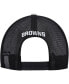 ფოტო #4 პროდუქტის Men's Cream, Black Cleveland Browns Chrome Collection 9FIFTY Trucker Snapback Hat