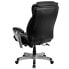 Hercules Series Big & Tall 400 Lb. Rated Black Leather Executive Swivel Chair With Adjustable Arms