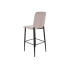 Stool DKD Home Decor Black Pink Metal Plastic 43,5 x 52 x 109 cm