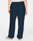 ფოტო #1 პროდუქტის Plus Size 100% Linen Pants, Created for Macy's