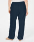 Фото #1 товара Plus Size 100% Linen Pants, Created for Macy's