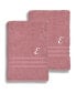 Фото #2 товара Textiles Turkish Cotton Personalized 2 Piece Denzi Bath Towel Set, 54" x 27"