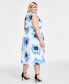 ფოტო #6 პროდუქტის Women's Petite Floral Print Sleeveless Midi Dress