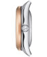ფოტო #2 პროდუქტის Women's Swiss Automatic T-My Lady Diamond Accent Stainless Steel Bracelet Watch 26mm