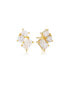 Fine gold-plated earrings Ivrea SJ-E12306-CZ-YG