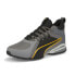 Фото #2 товара Puma Axelion Mid Running Mens Grey Sneakers Athletic Shoes 37711902