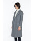 Women's Cashmere Wool Double Face Overcoat with Belt
