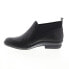 Фото #7 товара David Tate Naya Womens Black Wide Leather Slip On Ankle & Booties Boots 6