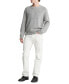 Фото #4 товара Men's Solid-Color Crewneck Long-Sleeve Sweater