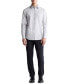 Фото #4 товара Men's Slim Fit Long Sleeve Micro Stripe Button-Front Shirt