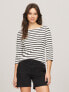 Фото #1 товара Stripe Boatneck T-Shirt