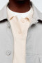 Poplin overshirt with pocket