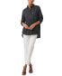 ფოტო #5 პროდუქტის Women's Embellished Button-Down Poplin Blouse