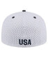 Фото #1 товара Men's White USMNT Throwback Mesh 59FIFTY Fitted Hat