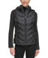 Фото #1 товара Women's Packable Hooded Puffer Vest, Created for Macy's