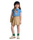 Toddler and Little Girls Polo Bear Cotton Jersey T-shirt