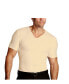 Фото #12 товара Insta Slim Men's Compression Short Sleeve V-Neck T-Shirt