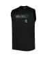 Фото #3 товара Men's Black Michigan State Spartans Big and Tall Tank Top